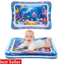 Tummy Time Water Mat  Inflatable Tummy Time Water Play Mat for Babies, Infants...