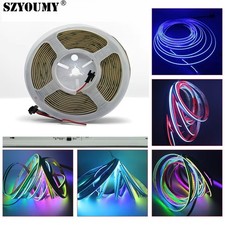 Side Emitting WS2811 COB RGB Addressable LED Strip 630LED Dream Color Light Tape