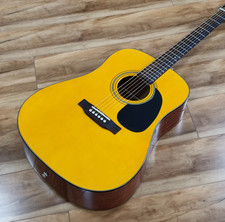 New D-18 Standard Full Single Folk Guitar Sitka Spruce Panel Amber 6 Strings