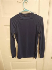 Vtg Patagonia Capilene Shirt Bottoms Set S Thermal Long Sleeve Base Layer Navy