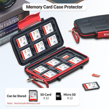 5 Custodie Protettive Rigide Per Schede Di Memoria SD E Micro SD – Contenitore Trasparente E Extra Piatto – Per Organizzare E Conservare Le Schede - 2