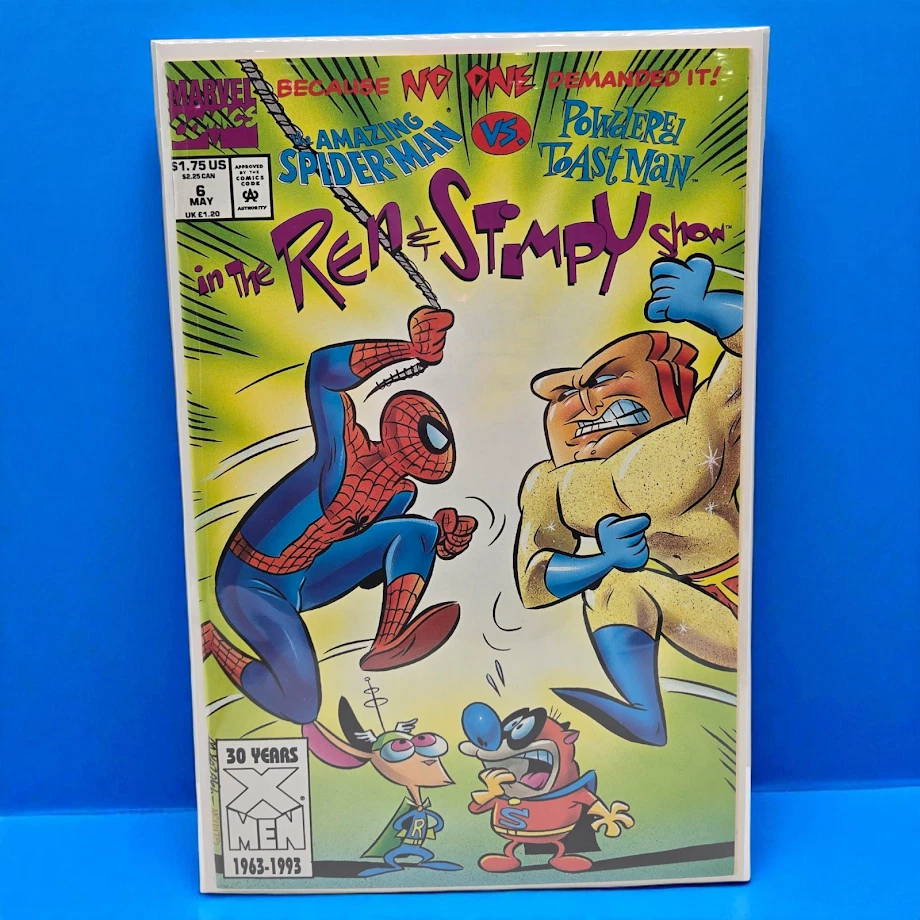 Lot: The Ren & Stimpy Show Issue 3, 5,6 Amazing Spider-Man Vs Powdered Toast Man - Image 4 of 4