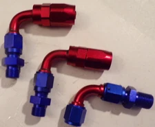 UNIVERSAL FUEL PRESSURE REGULATION AN -6 THREE 90 DEGREE FITTINGS AND 3 ADAPTERS