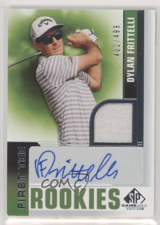 2021 SP Game Used Edition 402/499 Dylan Frittelli #53 Rookie Auto RC 5x5