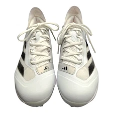 Adidas Adizero Impact TPU Baseball Cleats Boys US 4.5 White Black Lace Up IF3356