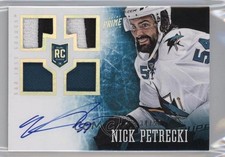 2013 Panini Prime Rookie Auto Holo Silver 34/50 Nicholas Petrecki Nick Patch 0f2