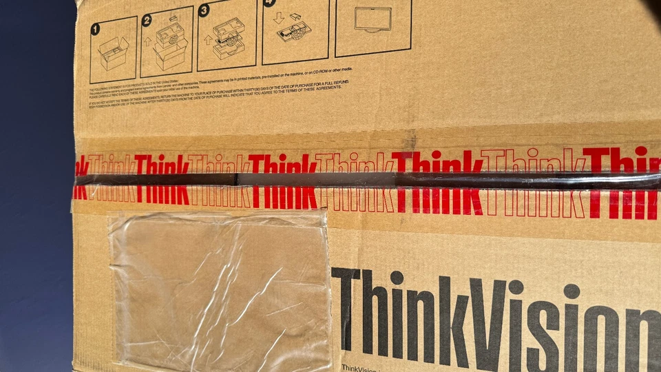 NEW Lenovo ThinkVision LT2252p 22" 1680x1050 Monitor DP DVI VGA Sealed - Image 2 of 4