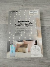 Smart Curtain Lights Music Reactive Merkury Innovations 78 LED W Remote New