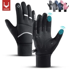 Winter Gloves Waterproof Windproof Touch Screen Thermal Gloves for Cold Weather