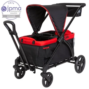 Tour 2-In-1 Stroller Wagon - Mars Red - Red