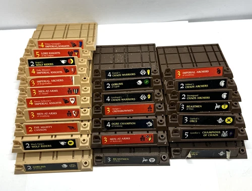 Battle Masters Board Game Parts 25 Empire Bases Milton Bradley VTG Original 1992