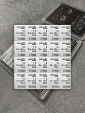 20 GRAMM REINER SILBERBARREN - Pure 999 Bullion (Not Coin) - Valcambi Swiss Made