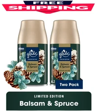 Glade Automatic Spray Air Freshener Refill, Balsam & Spruce Fall Scent, 6.2oz.,