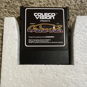 Coleco Galaxian ColecoVision 2013 Cartridge w/ Manual Galaxian/Galaga Series