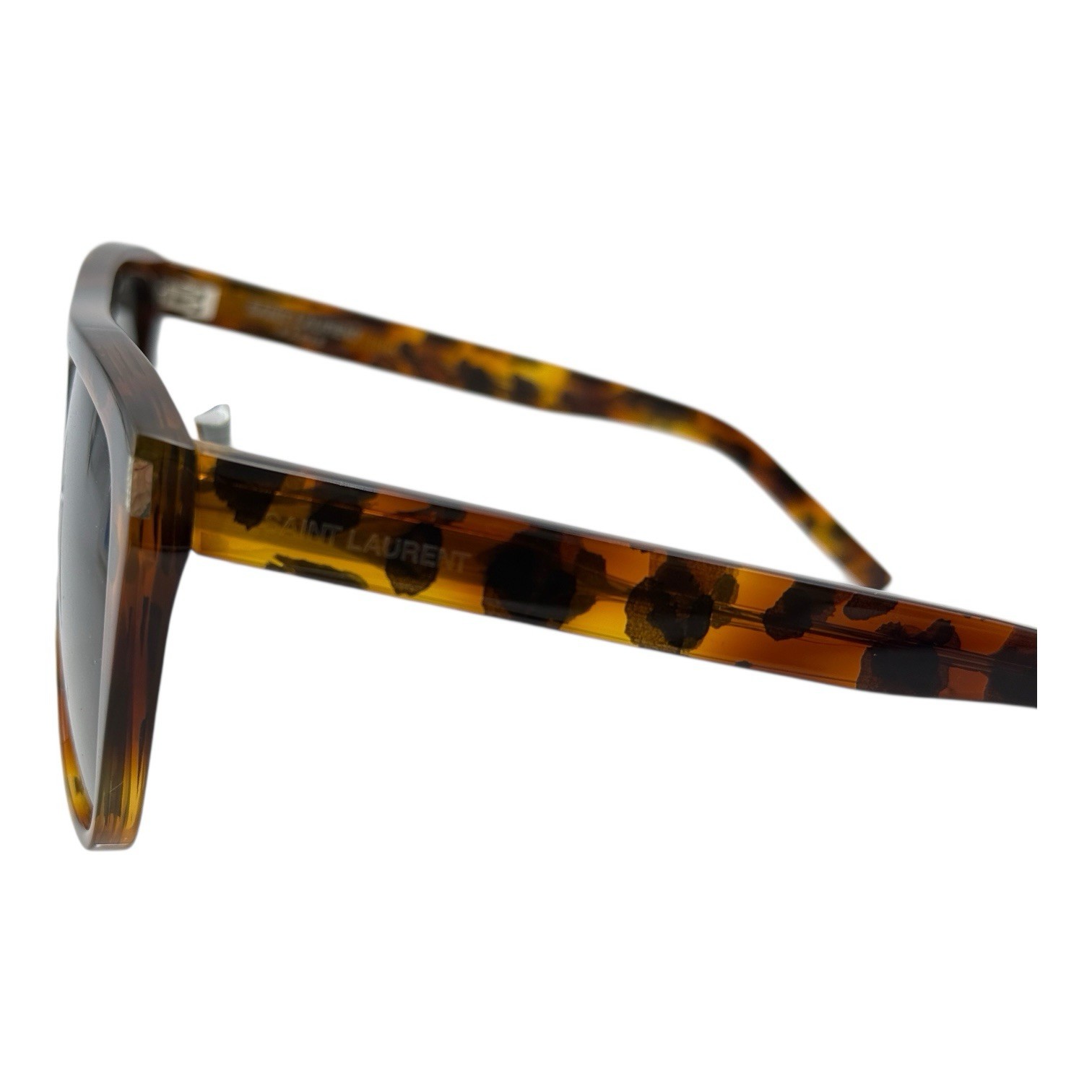 Saint Laurent Unisex Quadrato Rettangolo Avana Grigio Fashion Designer