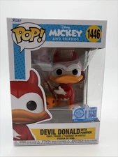 Funko Pop! Vinyl: Disney - Devil Donald with Pumpkin (SS) With Pop Protector