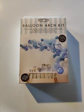 *NEW* Balloon Arch Kit - Blue, Silver, White - 70 balloons - Baby Shower Wedding