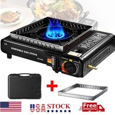 High-Power 3500W Butane Camping Stove with Brass Windproof Cooking Burners