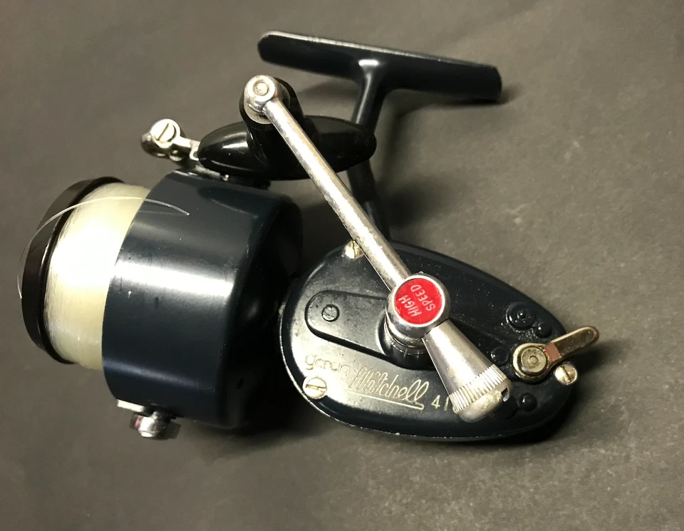 Mulinello pesca MITCHELL 410 GARCIA - spinning leggero - usato - Vintage - Immagine 2 di 4