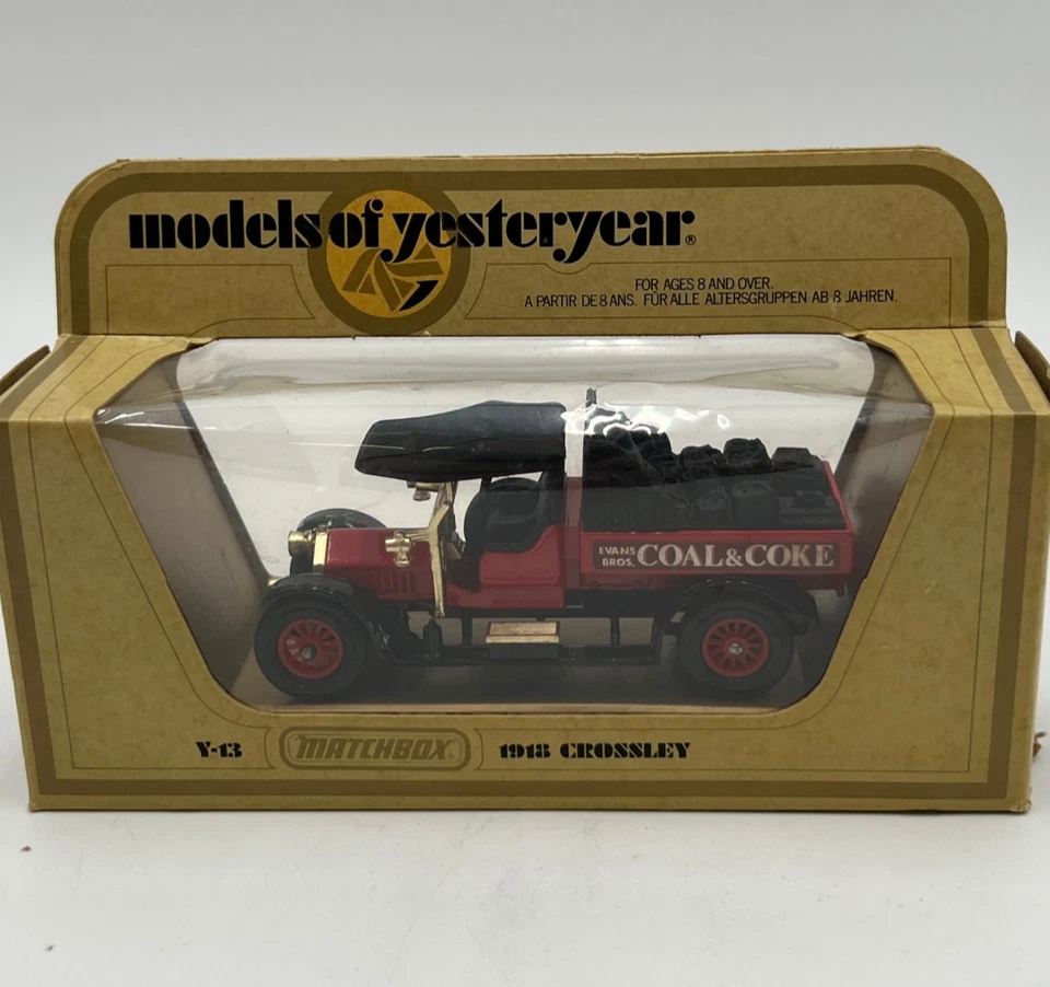Matchbox Models of Yesteryear Y-13 1918 Crossley Coal & Coke Truck Vintage NEW - Image 2 of 4