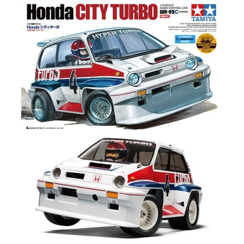 Tamiya RC 58611 Honda City Turbo (WR-02C) 1:10 RC Assembly Kit