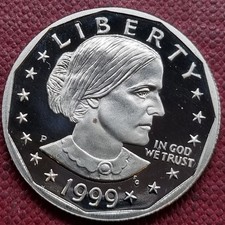 1999 S Susan B. Anthony Dollar SBA $1 Key Date Perfect Cameo PROOF  #94855
