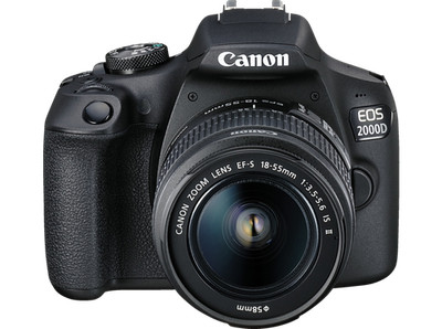 CANON EOS 2000 D Kit SLR, 18-55mm EF-S, IS II 4549292111859 NEU AUSSTELLER