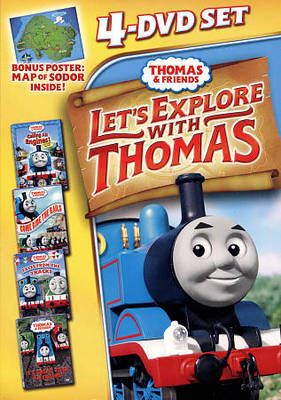 Thomas & Friends: Let's Explore With Thomas 4 Pack - (4 DVD Set