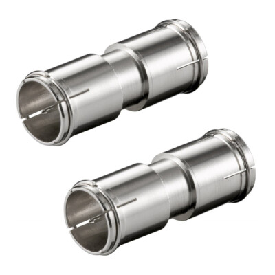 2x F-Stecker Quick Kabel SAT TV Adapter Verbinder Schnellstecker Quickfix