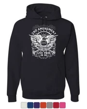 2nd Amendment Live Free or Die Hoodie 2A Gun Rights Freedom USA Sweatshirt