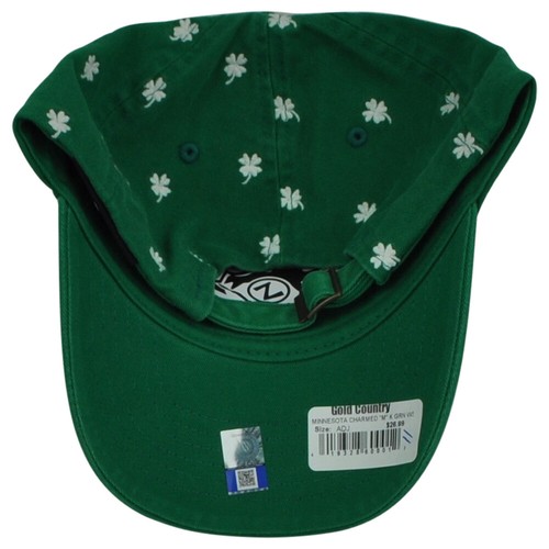 NCAA Zephyr Minnesota Golden Golphers Trébol Encantado Mujer Sombrero Ajustable Gorra - Imagen 7 de 7