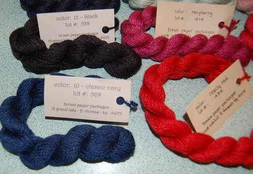 Silk & Ivory Thread 50% Silk, 50% Merino Wool Yarn 28.8 yards sold by skein - Picture 6 of 10