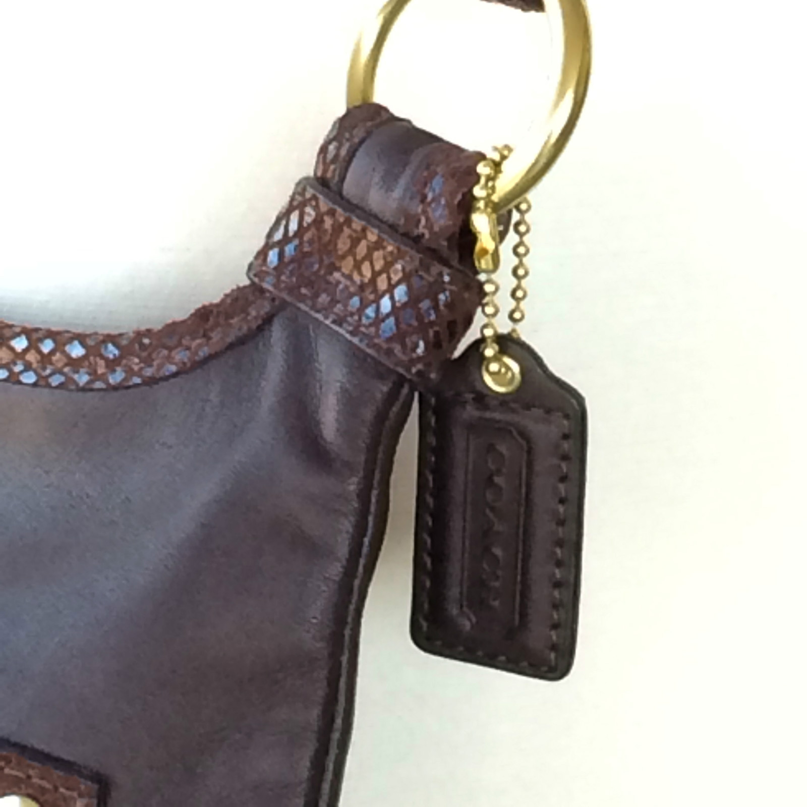 Coach Penelope Hippie Crossbody Brown Leather 16533 E… Gem