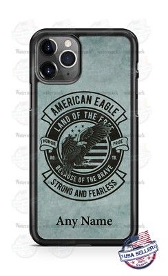 American Eagle Land of the Free Image Phone Case For iPhone Google Samsung LG