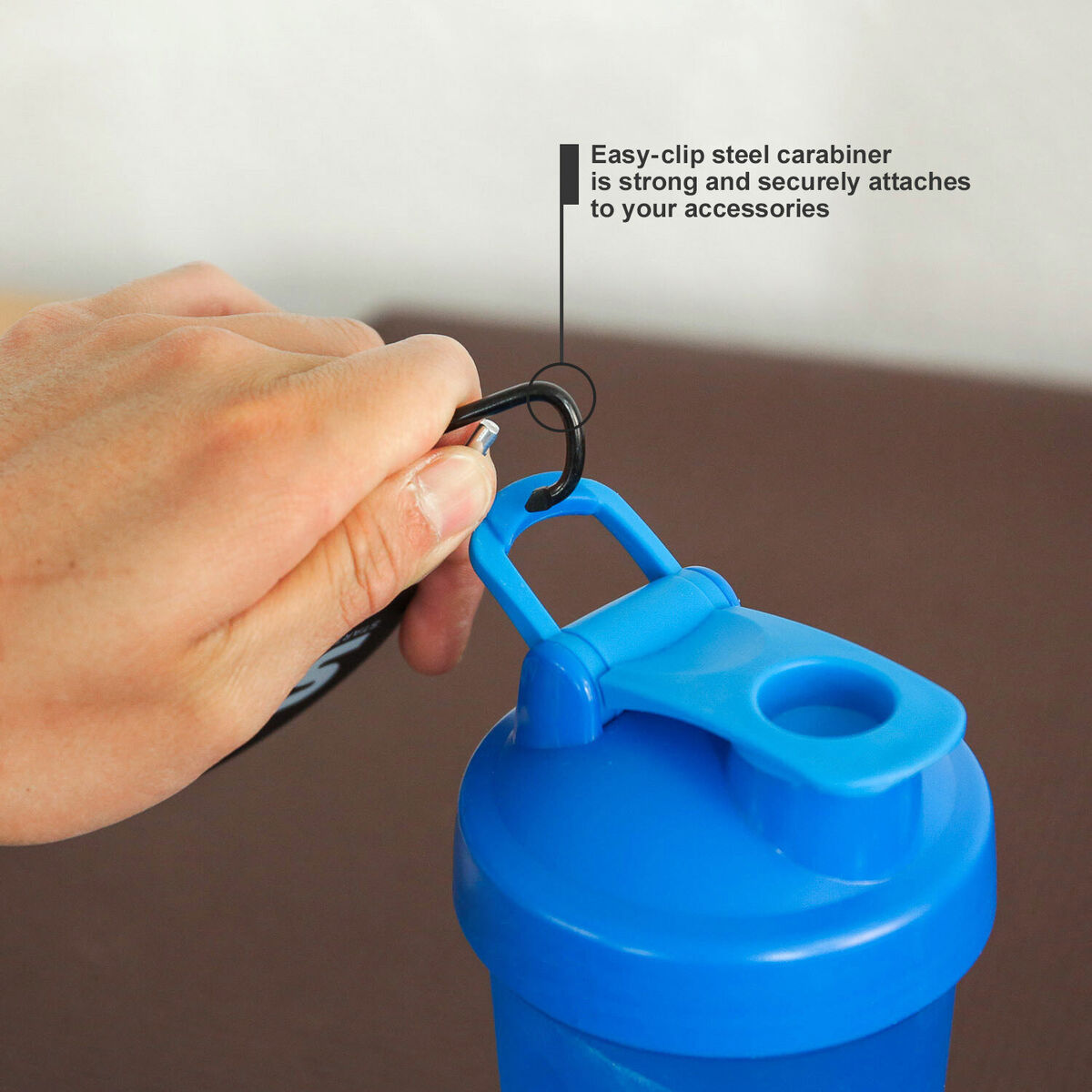 Protein funnel: 2-pack portable supplement holder, protein powder containers