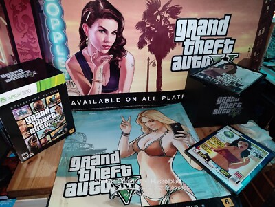 Grand Theft Auto 5 Ultimate Bundle W/Super Rare GTA 5 Items-Please Read