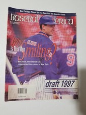 Baseball America - July 7, 1997 John Olerud with Columnist Peter Gammons