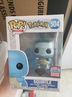 Squirtle Diamond #504 ~ Funko Pop Pokémon 2021 Summer Exclusive - With Protector