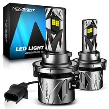 NOVSIGHT 2x 9008 H13 LED Headlight Bulbs 240W 60000LM High Low Beam Super Bright