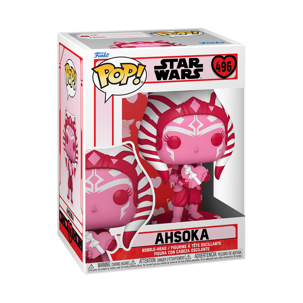 Thumbnail - Funko Pop Star Wars: Valentinstag Ahsoka Tano Sammlerstück Vinylfigur