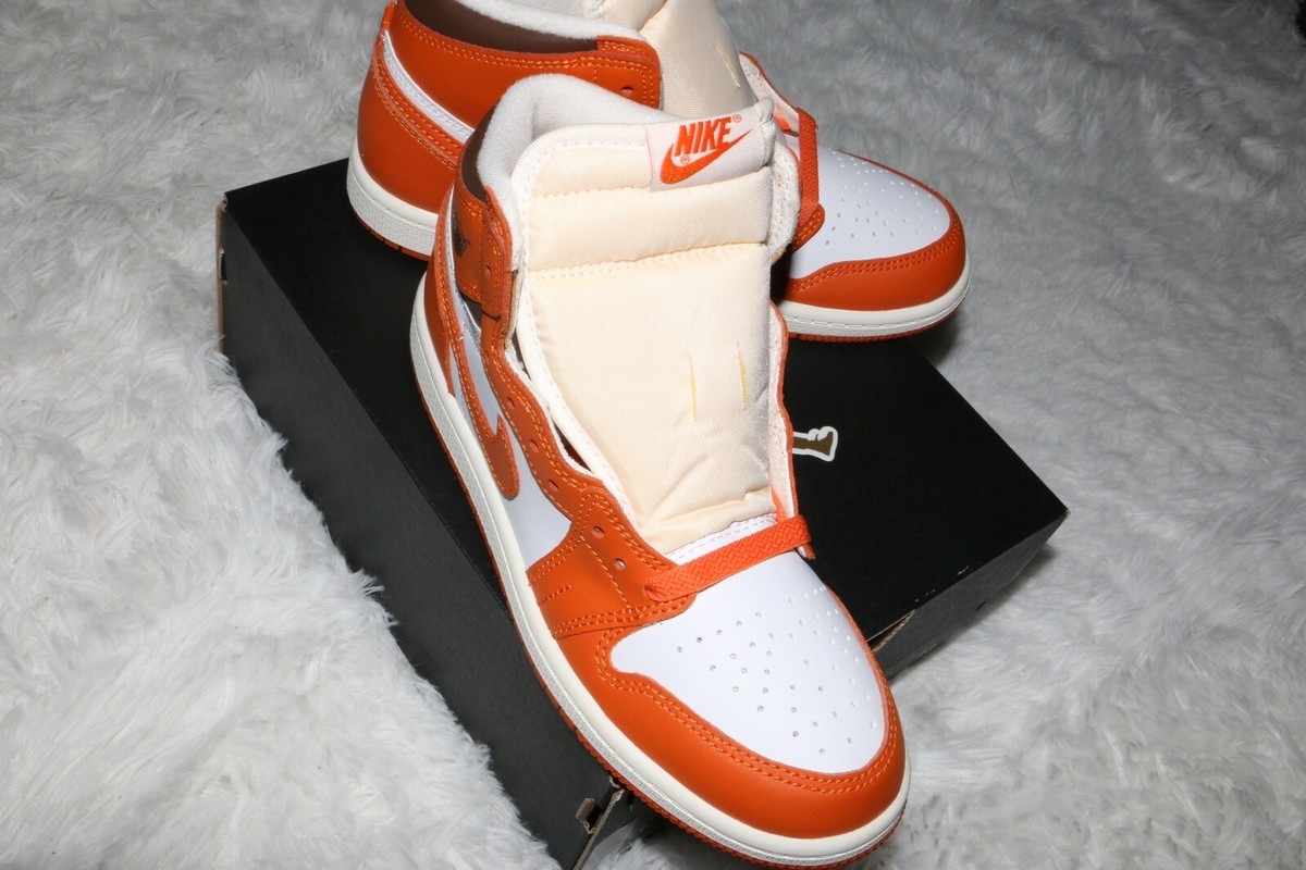 Air Jordan 1 Retro High OG PS Kids Sneakers Starfish Cacao CU0449
