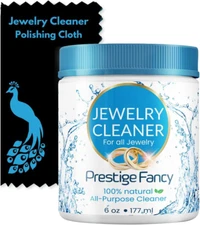 Deluxe Jewelry Cleaner, Restores and Shines Jewelry Cleaner Solution, 6 OZ Liqui