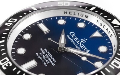 Deep Marine Explorer Deep Blue Titanium Watch Oceaneva