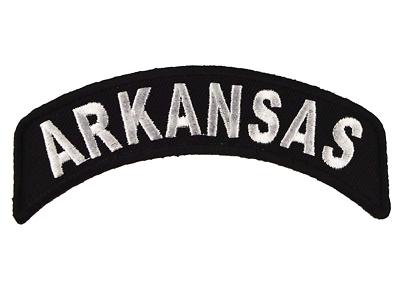 Arkansas Rocker Patch State of Arkansas MC Biker Embroidered 4