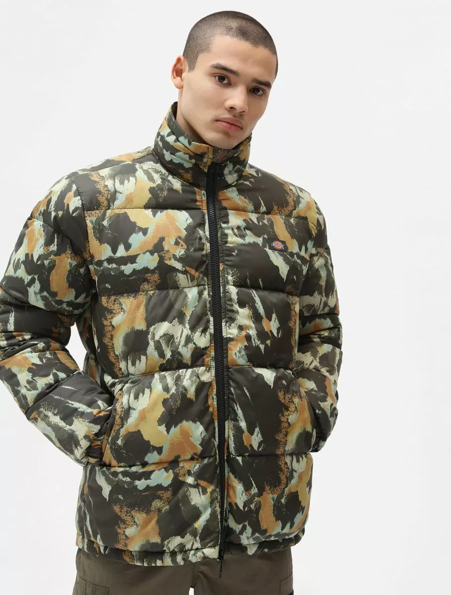 Dickies Crafted Camo Down Jacket Men's Casual Lifestyle Winter Autumn  Outwear | eBay