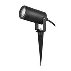 Pro Elec Plastic Outdoor Spike Light GU10 Black IP65