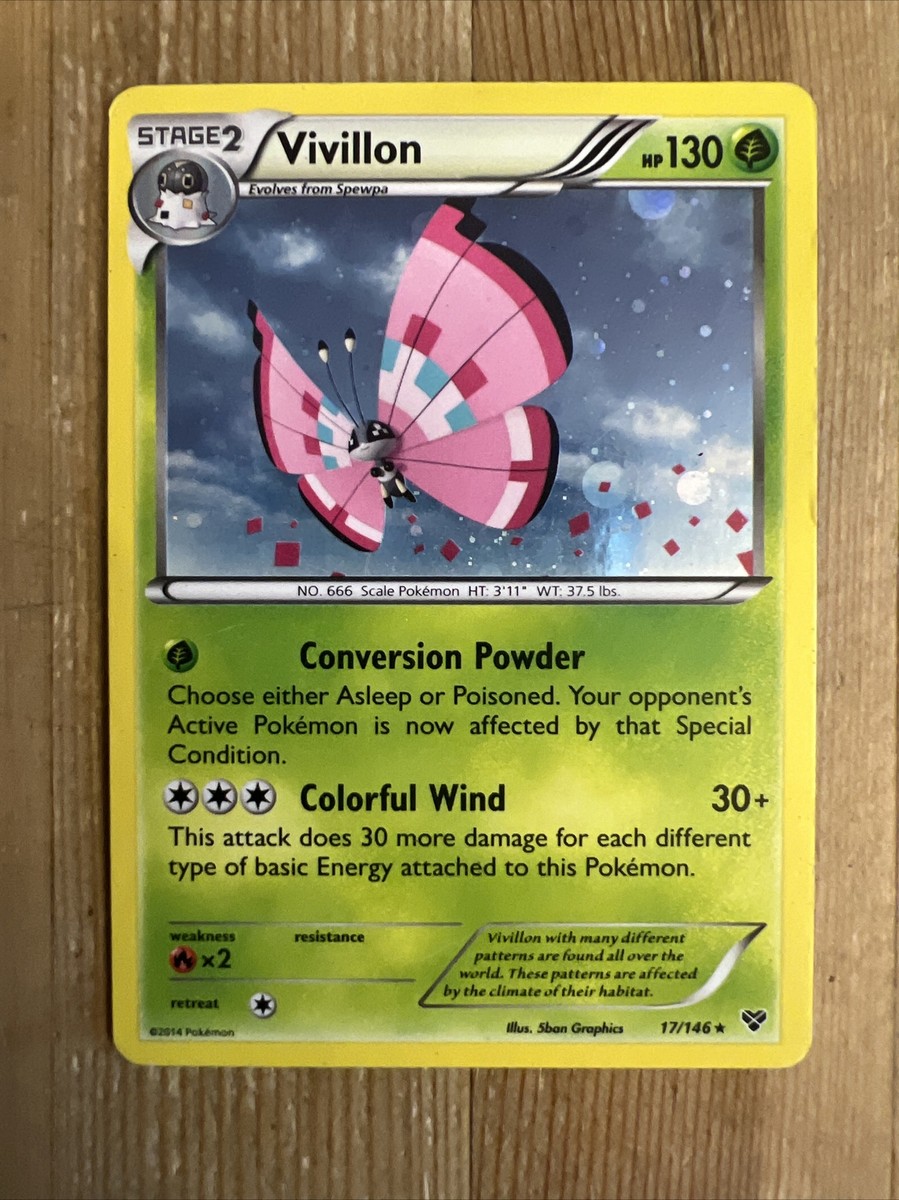 Pokémon TCG Vivillon (Meadow [Pink]) Pokemon Promos 17/146 Holo