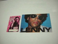 LENNY KRAVITZ PROMO CARD 2001 GIG &BACKSTAGE PASS 