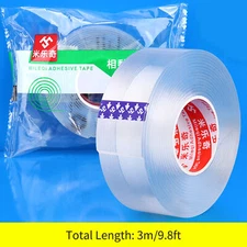 1-10 Nano Double Sided Tape Clear Mounting Tape Picture Hanging Adhesive G8F3