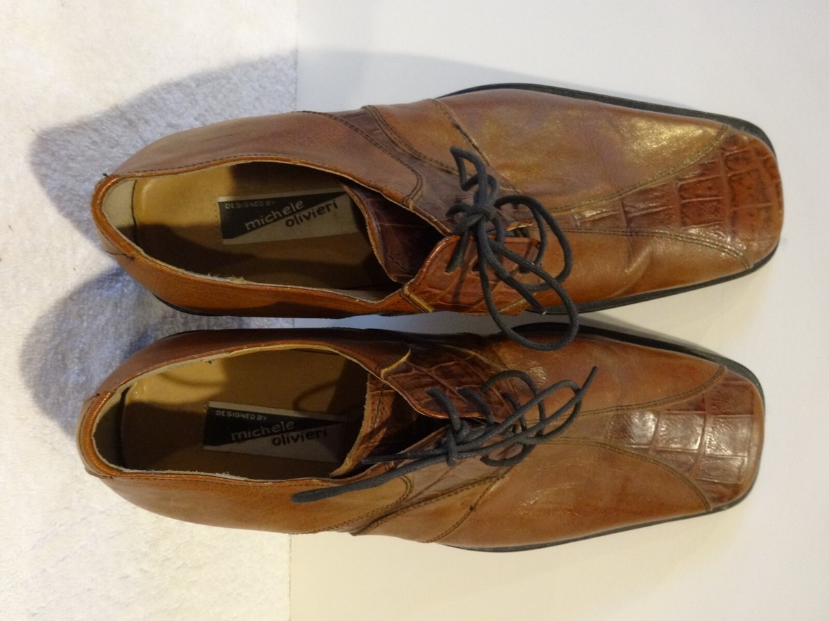 Vintage Michele Olivieri Sz 9.5 Men display picture 3